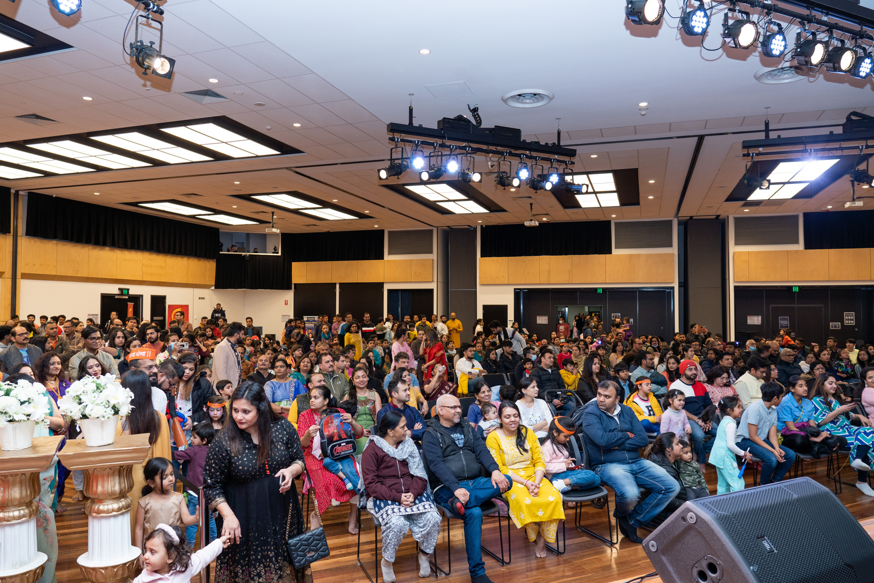 Festival crowd at Melbourne Ganesh Utsav
